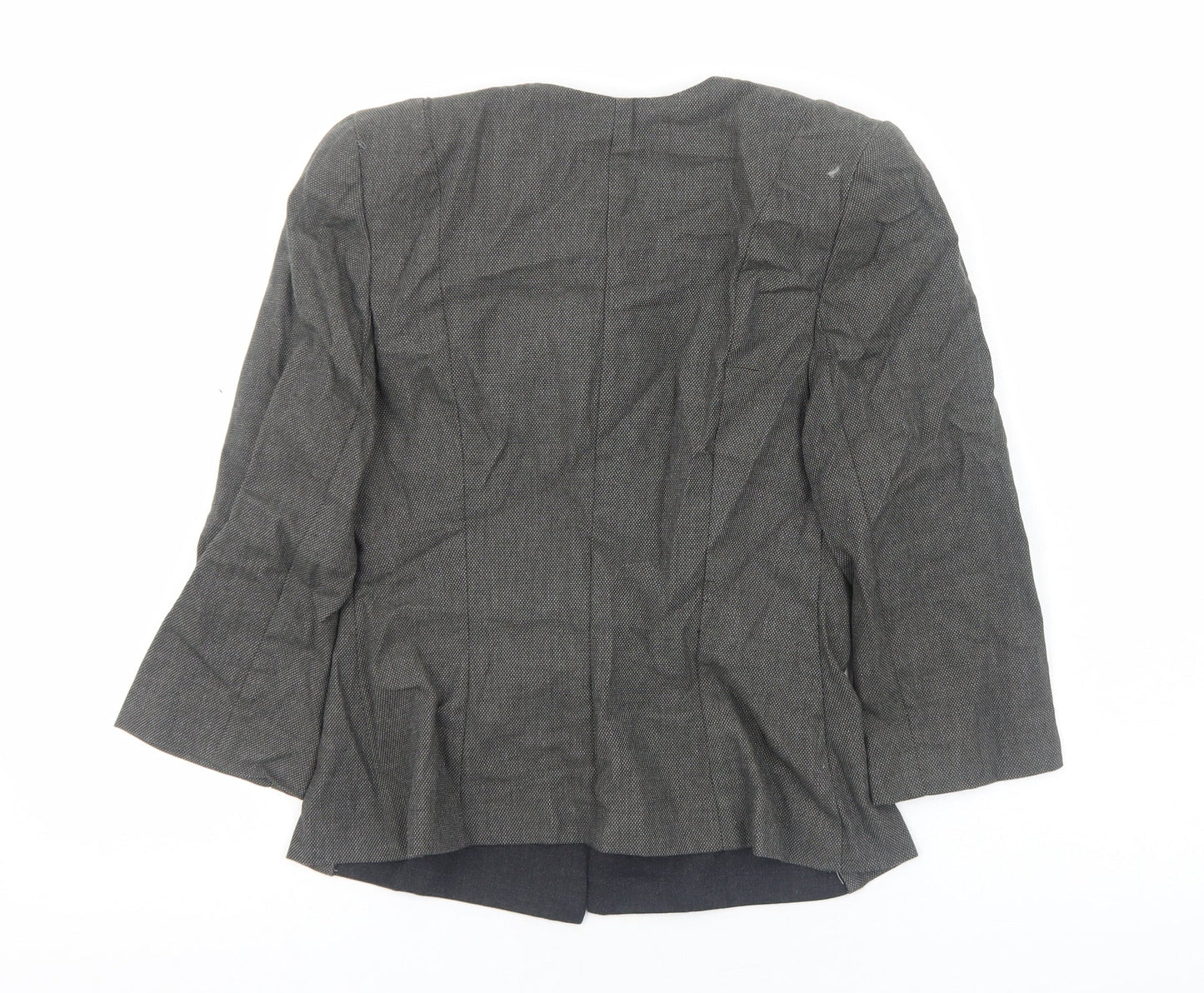 Preworn Womens Grey Jacket Blazer Size S Button