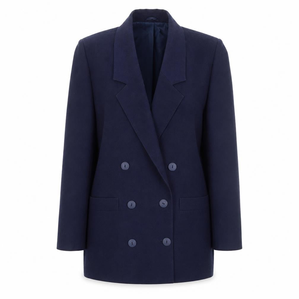 OPUS Womens Blue Cotton Jacket Blazer Size 10