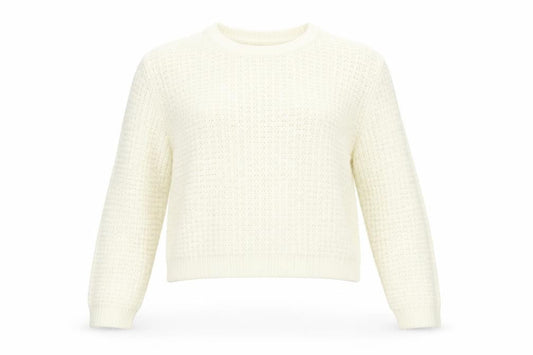 Select Womens Ivory Round Neck Polyester Pullover Jumper Size 16