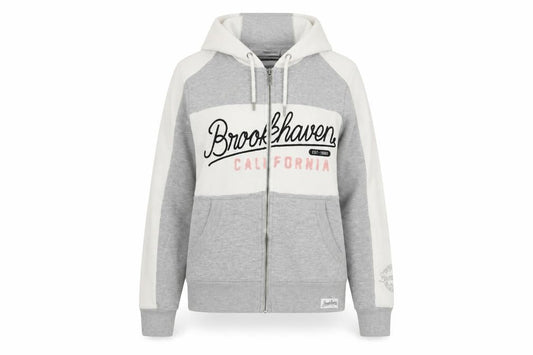 Brookhaven Womens Grey Polyester Full Zip Hoodie Size 10 Zip - Brooklyn
