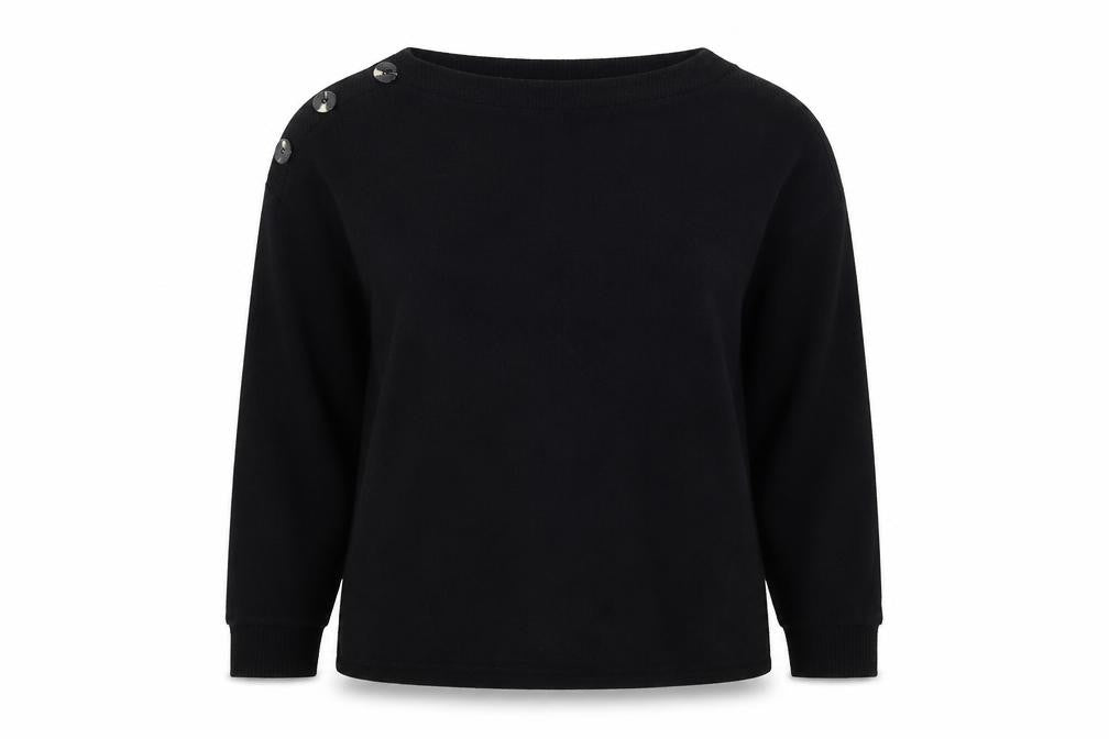 Dorothy Perkins Womens Black Round Neck Polyester Pullover Jumper Size 14