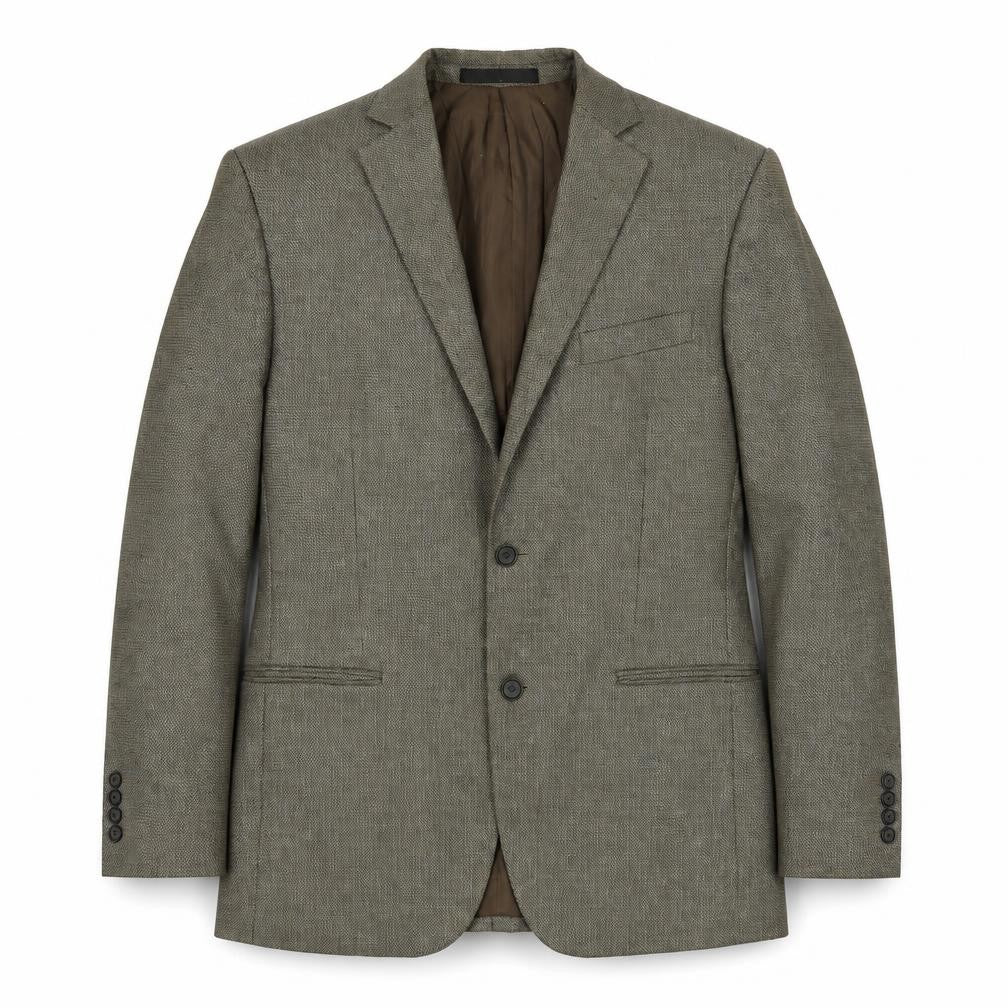 Marks & Spencer Mens Brown Polyester Jacket Blazer Size M Regular