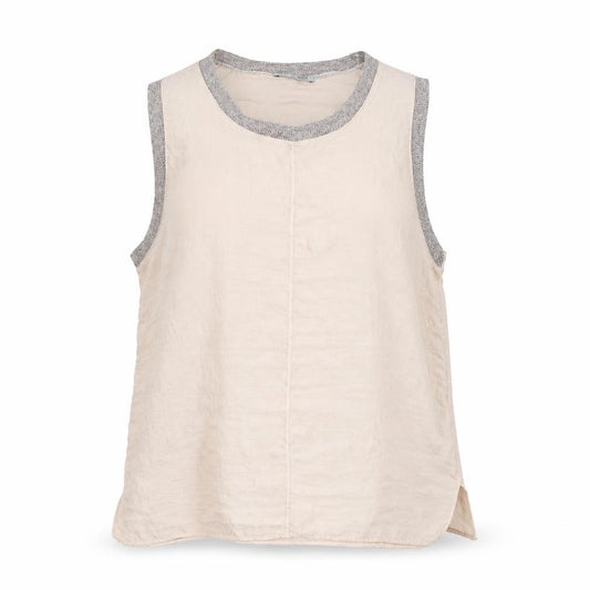 Zara Womens Pink Polyester Basic Tank Size L Round Neck