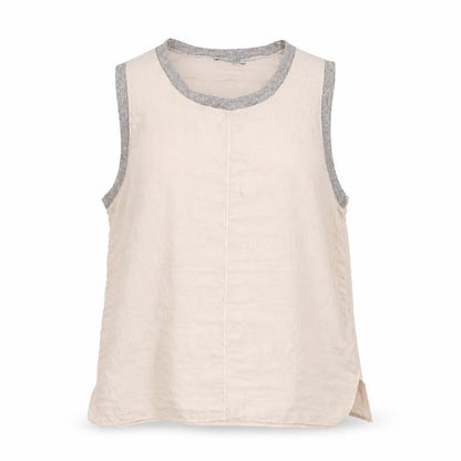 Zara Womens Pink Polyester Basic Tank Size L Round Neck