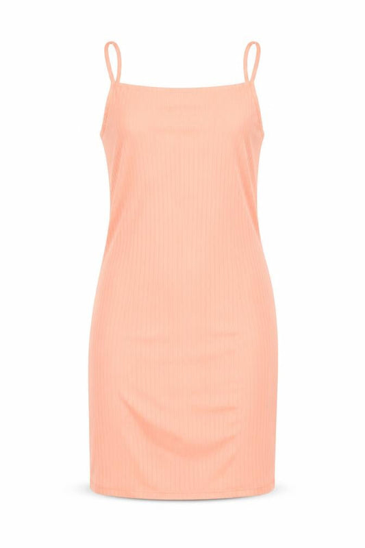 Primark Womens Pink Polyester Tank Dress Size 6 Square Neck Pullover