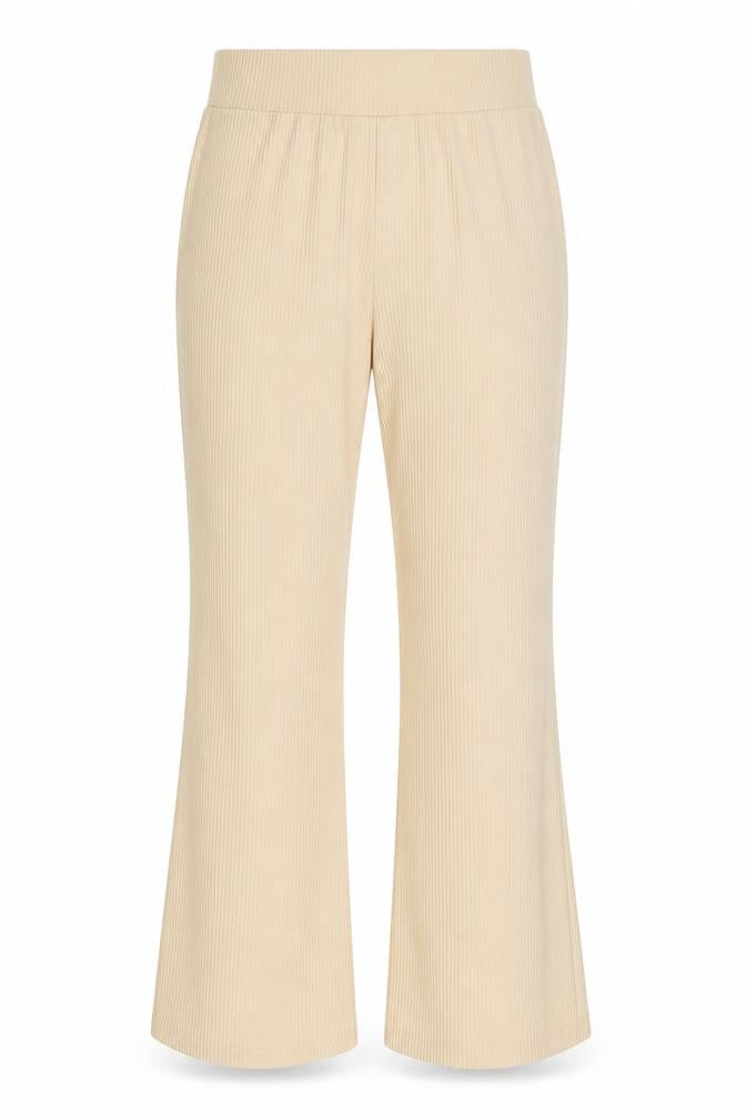 Preworn Womens Beige Polyester Trousers Size XL Regular