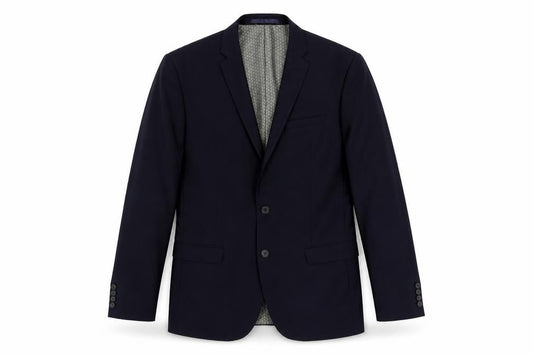 limehaus Mens Black Polyester Jacket Blazer Size 40 Regular