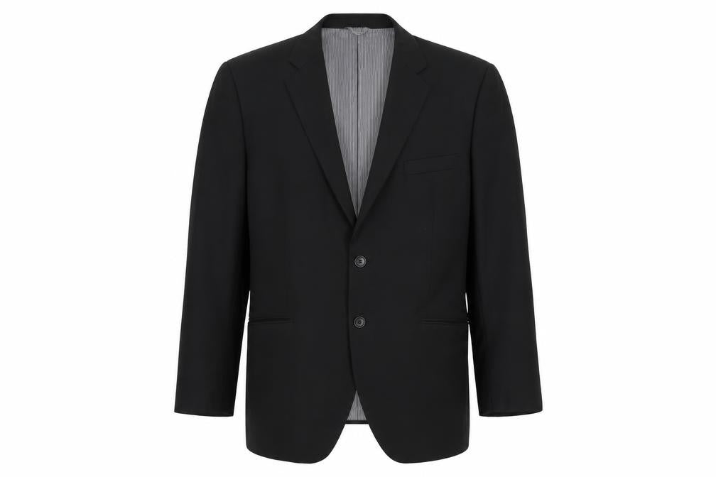 Burton Mens Black Polyester Jacket Blazer Size 42 Regular