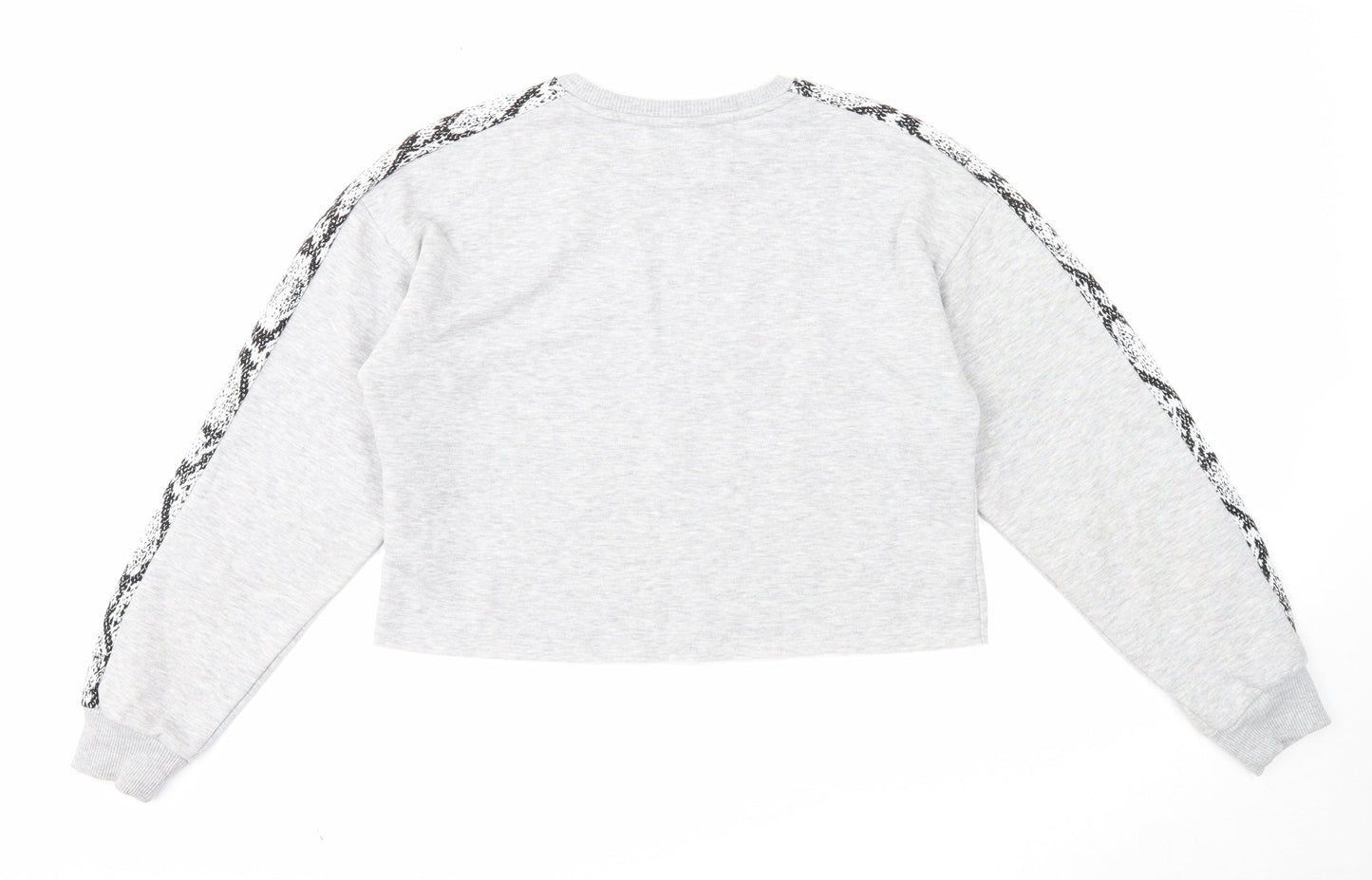 Candy Couture Girls Grey Cotton Pullover Sweatshirt Size 15 Years Pullover