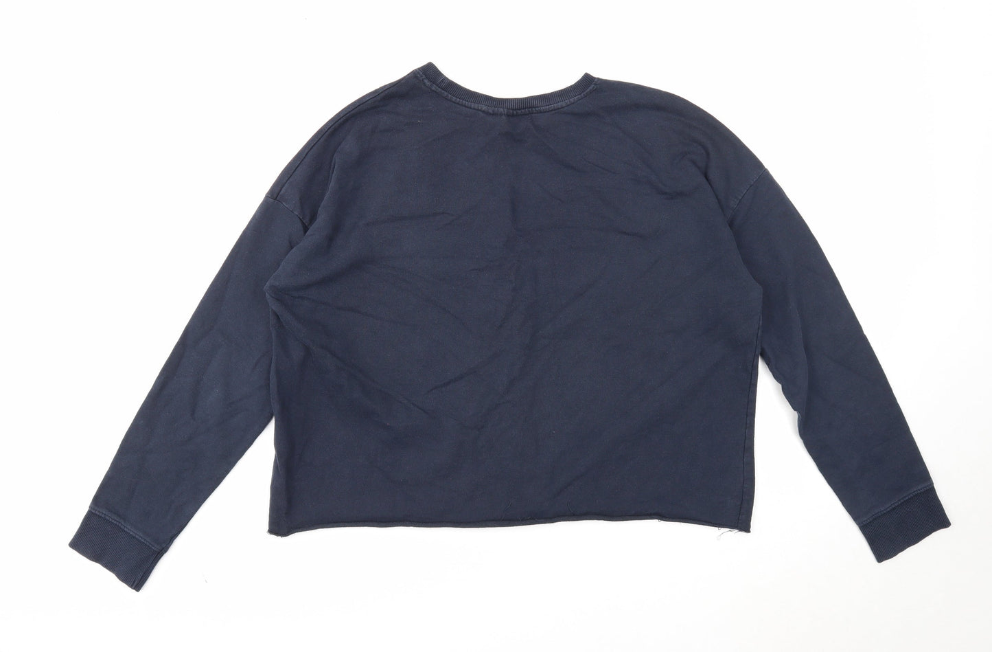 Sugar Dust Womens Blue Cotton Pullover Sweatshirt Size M Pullover