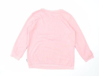 Disney Womens Pink Polyester Pullover Sweatshirt Size S Pullover - Some Bunny is Tired