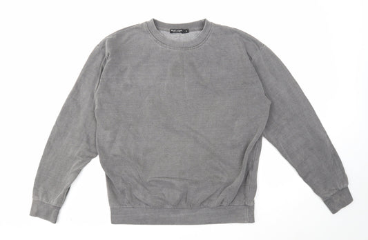 Nasty Gal Womens Grey Cotton Pullover Sweatshirt Size S Pullover - My Body My Rules