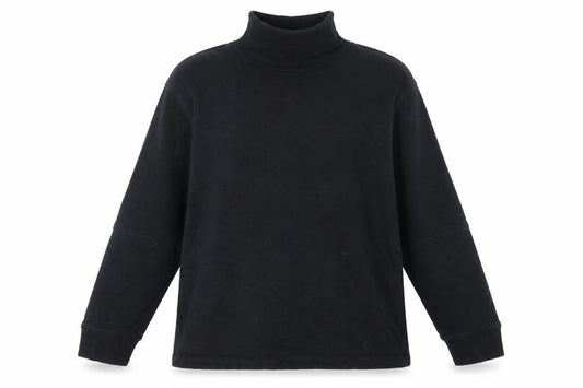 Marks and Spencer Womens Black Cotton Pullover Sweatshirt Size 14 Pullover