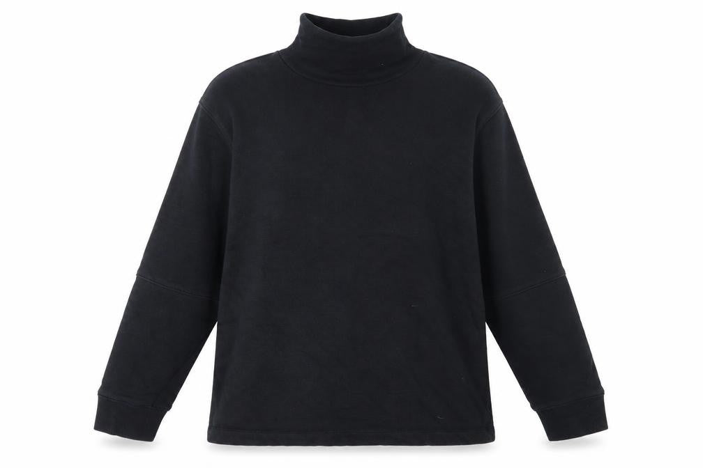 Marks & Spencer Womens Black Cotton Pullover Sweatshirt Size 14 Pullover