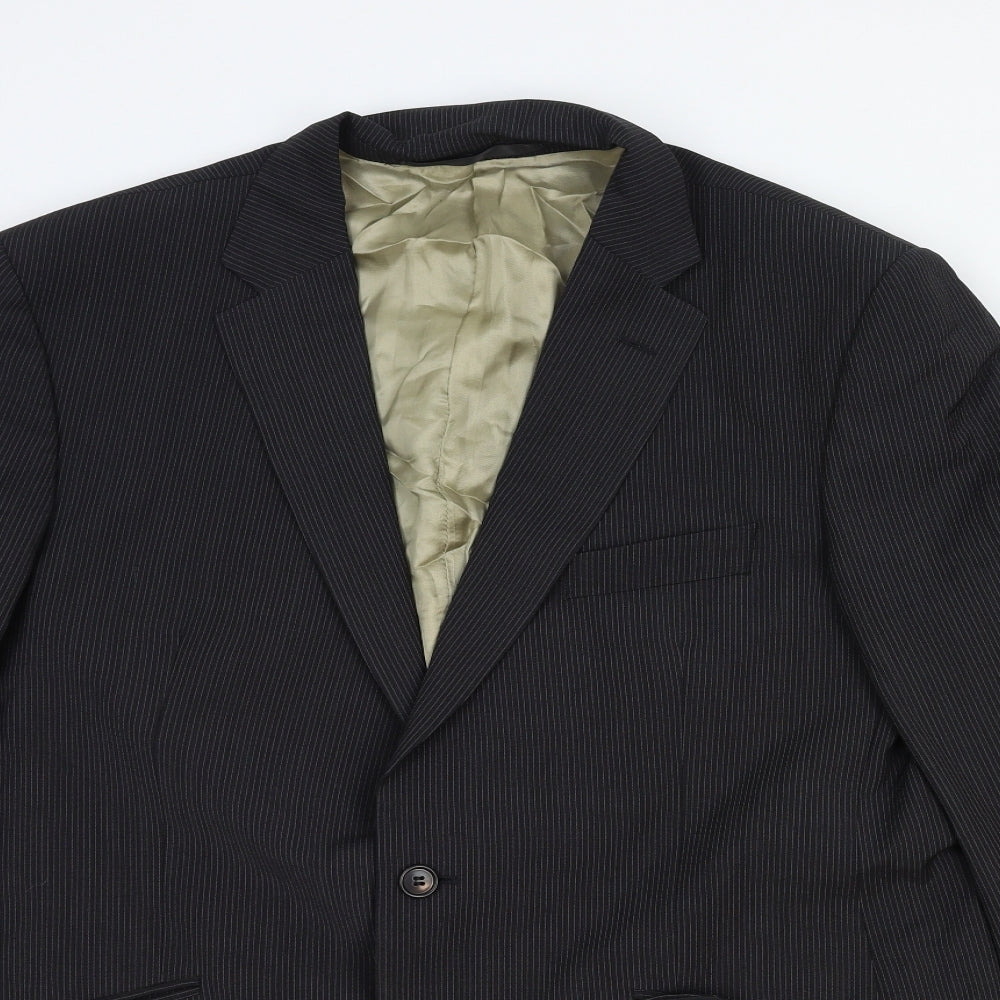 Marks and Spencer Mens Grey Wool Jacket Blazer Size M Regular