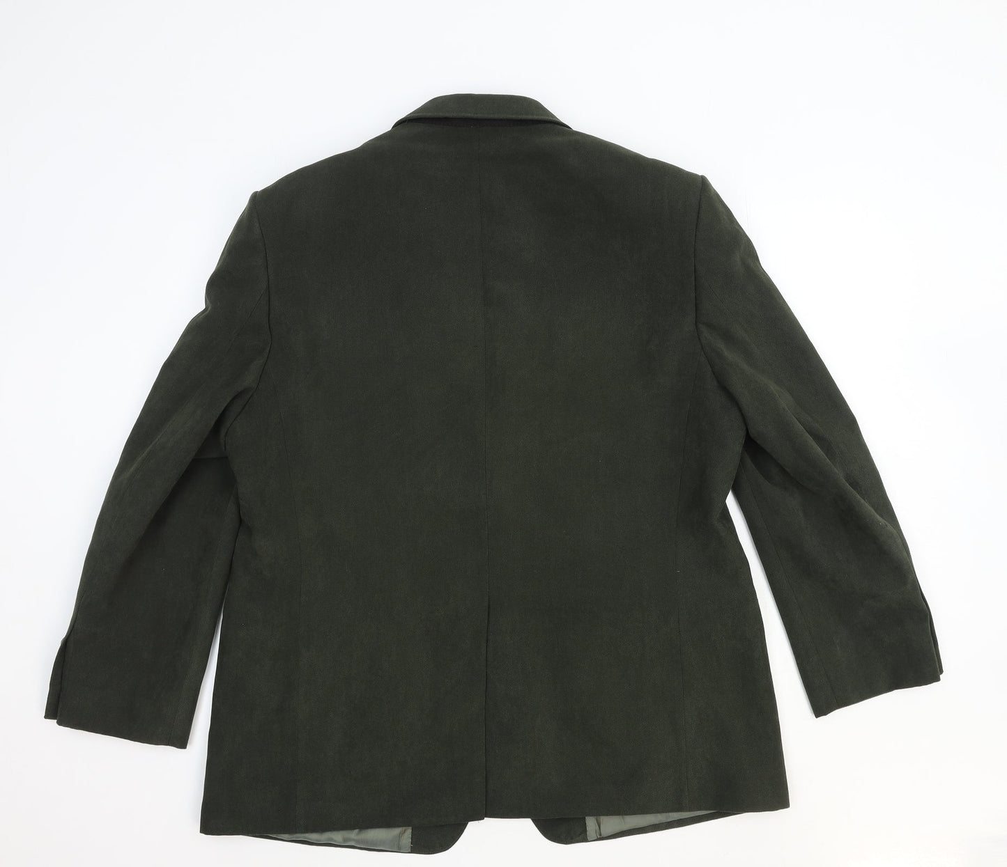 Marks and Spencer Mens Green Polyester Jacket Blazer Size S Regular