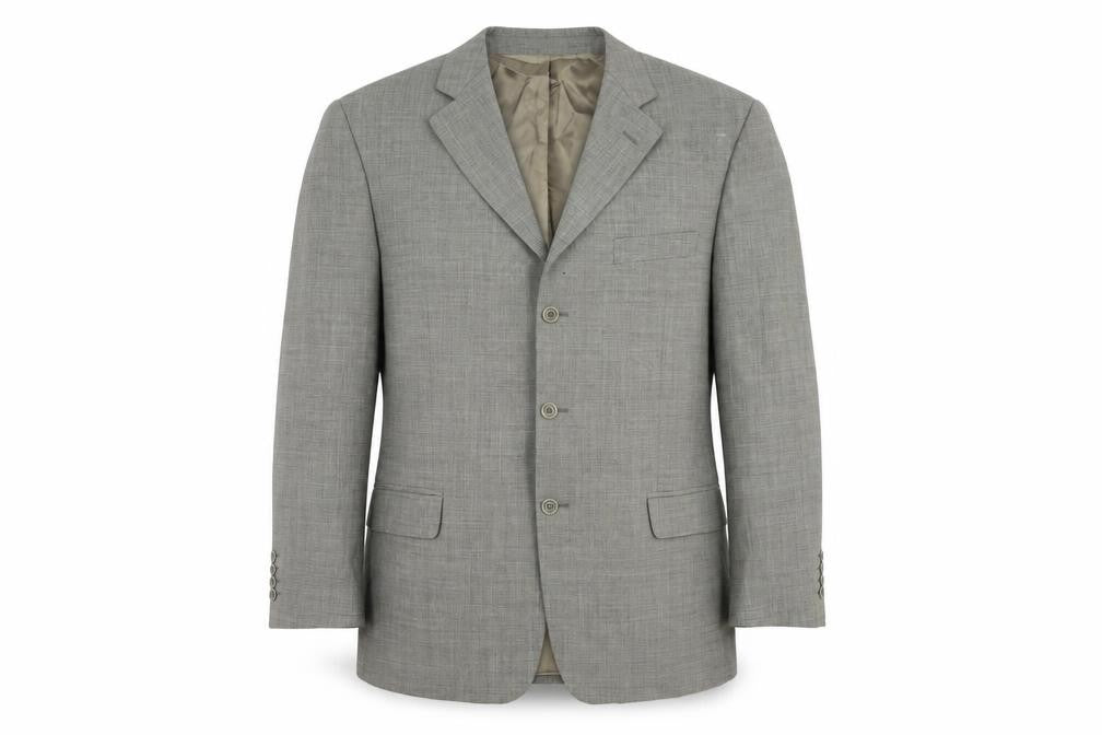 Marks & Spencer Mens Grey Wool Jacket Blazer Size M Regular