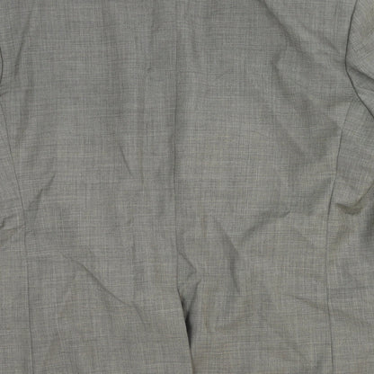 Marks & Spencer Mens Grey Wool Jacket Blazer Size M Regular