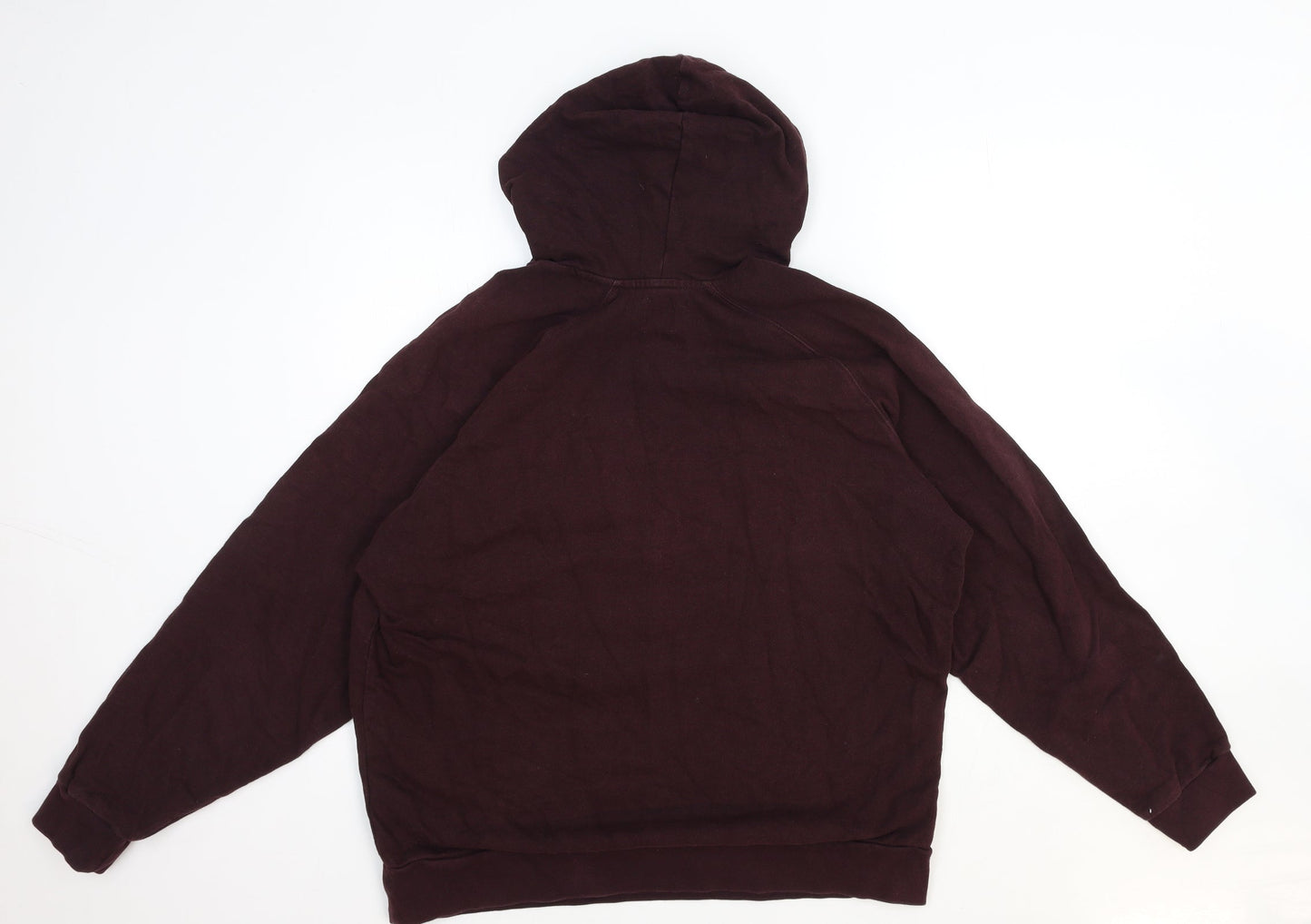 ASOS Womens Brown Polyester Pullover Hoodie Size L Pullover