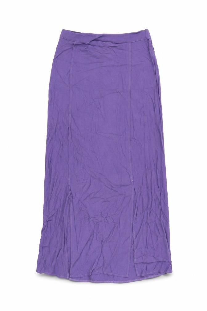 Marks & Spencer Womens Purple Polyester Peasant Skirt Size 10