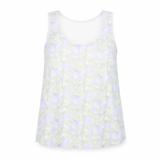 Marks and Spencer Womens Multicoloured Geometric Viscose Basic Tank Size 6 Scoop Neck