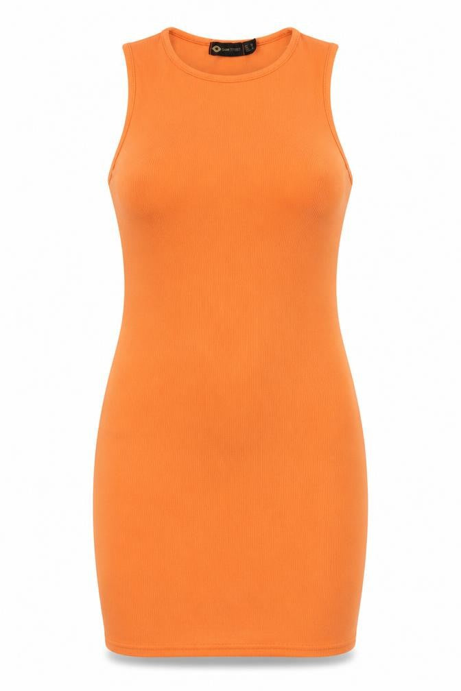 I SAW IT FIRST Womens Orange Polyester Bodycon Size 16 Round Neck Pullover