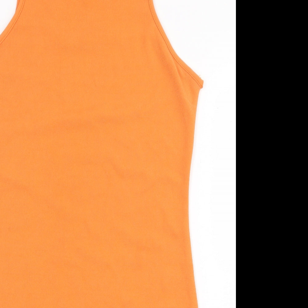 I SAW IT FIRST Womens Orange Polyester Bodycon Size 16 Round Neck Pullover