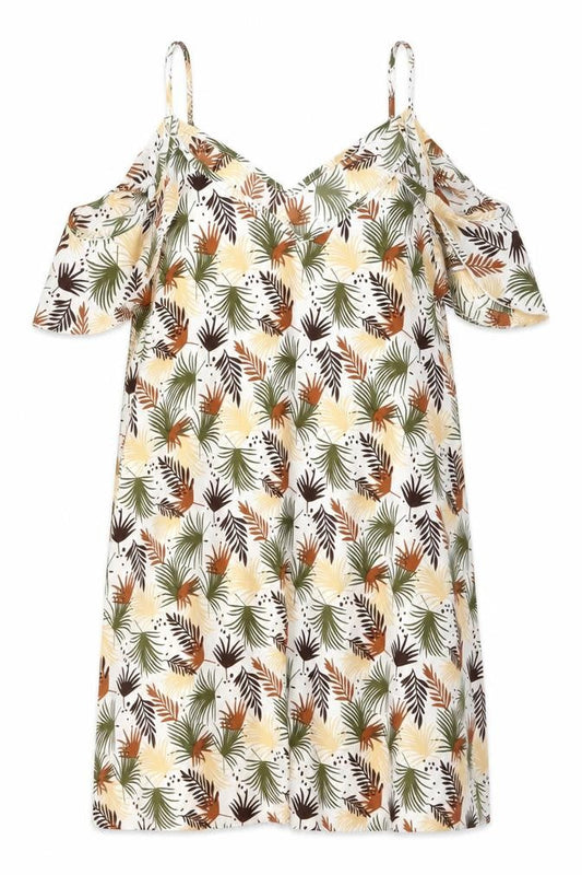 SheIn Womens Multicoloured Floral Polyester A-Line Size L V-Neck Pullover