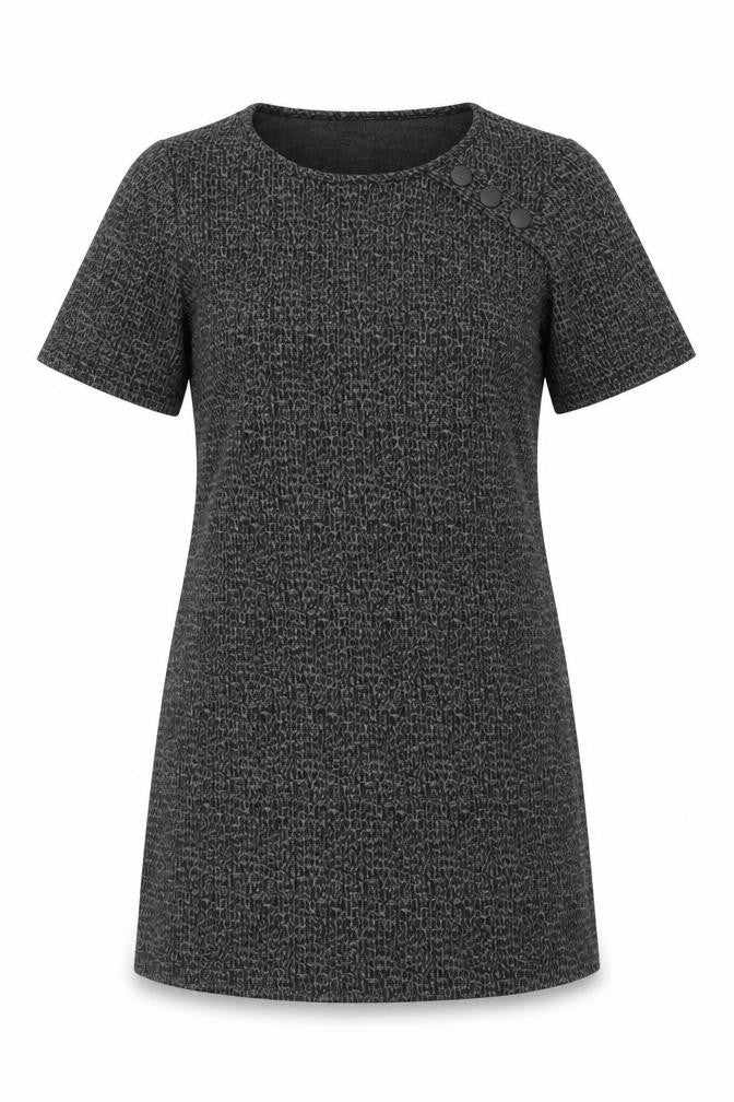 Papaya Womens Grey Polyester A-Line Size 10 Round Neck Pullover