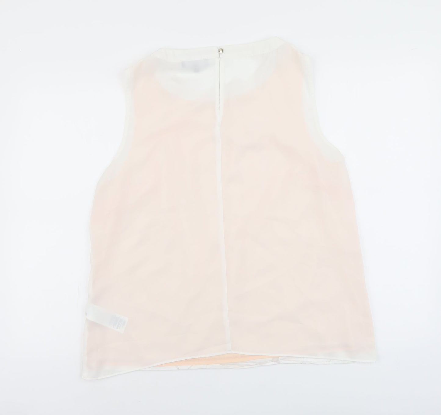 Principles Womens Pink Floral Polyester Basic Tank Size 16 Round Neck