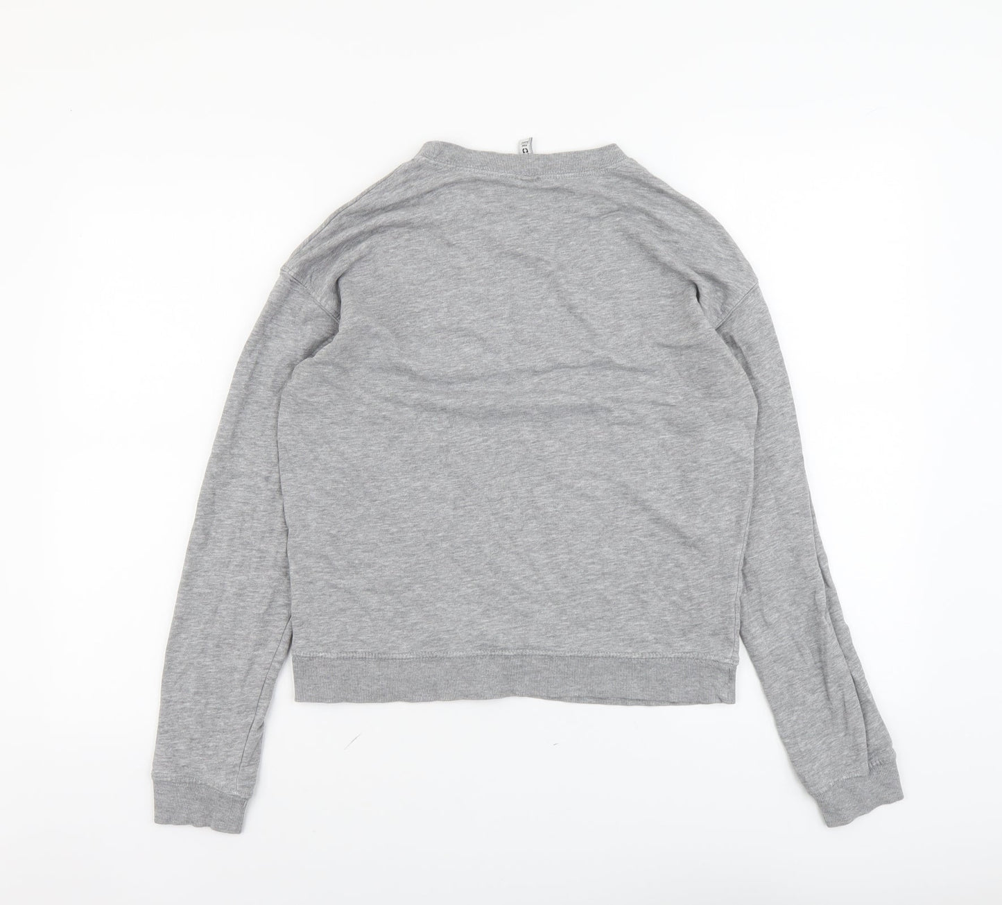 H&M Mens Grey Cotton Pullover Sweatshirt Size S - Love Heart