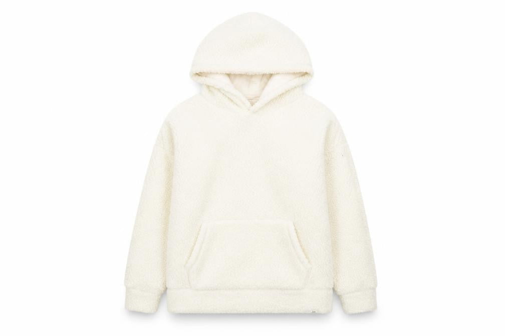 Gap Girls Ivory Polyester Pullover Hoodie Size 12 Years Pullover