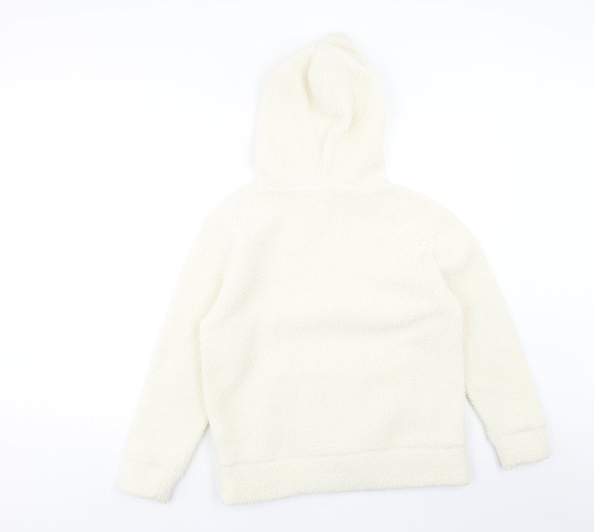 Gap Girls Ivory Polyester Pullover Hoodie Size 12 Years Pullover