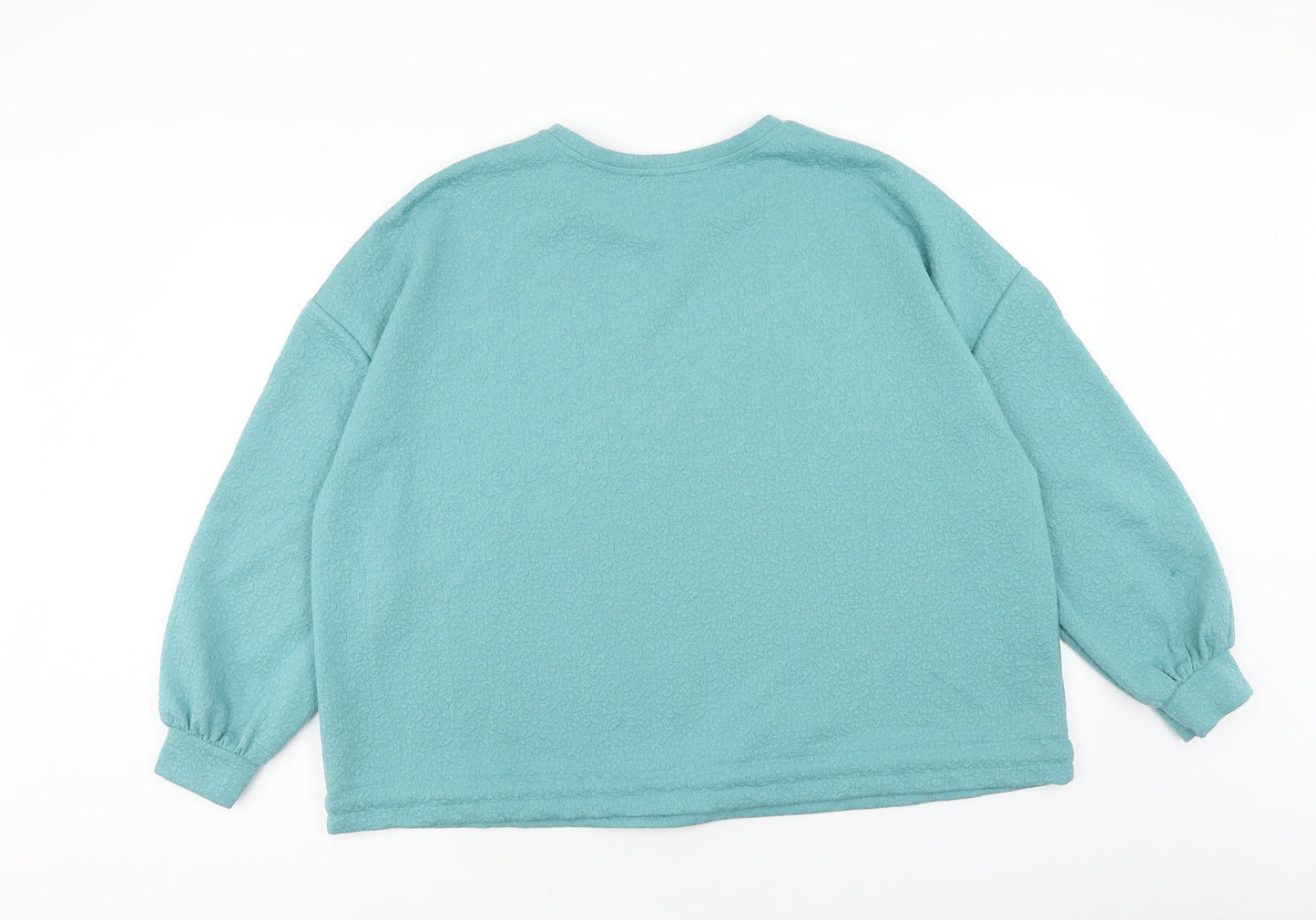 Papaya Womens Blue Polyester Pullover Sweatshirt Size XL Pullover