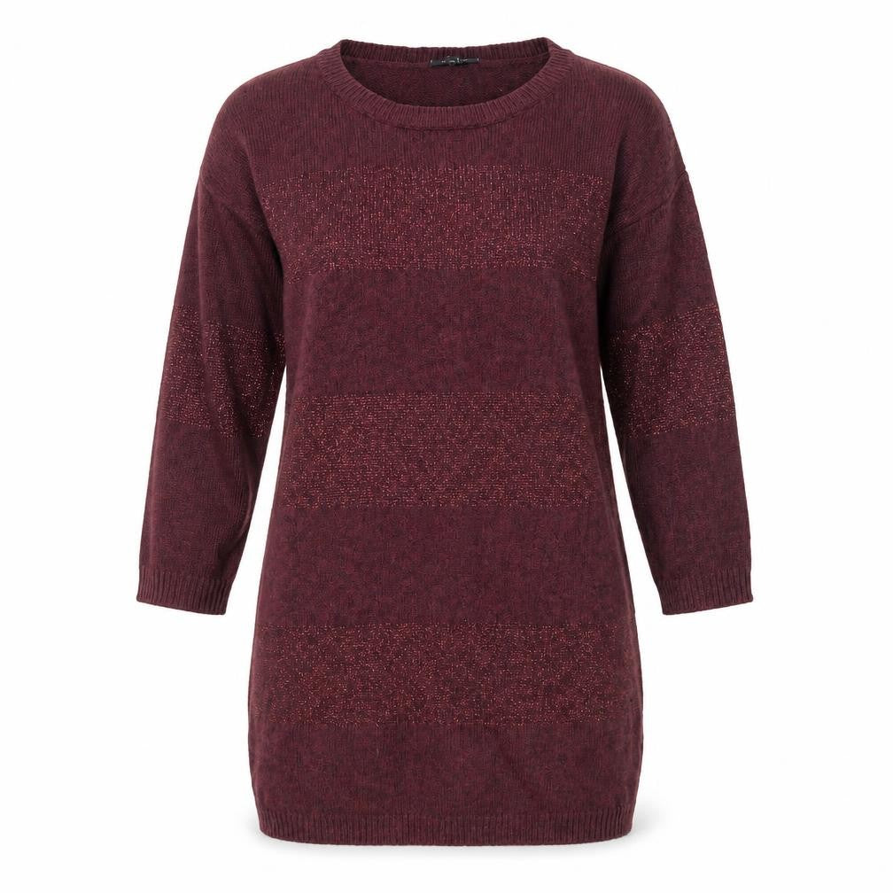NEXT Womens Red Boat Neck Viscose Pullover Jumper Size 8