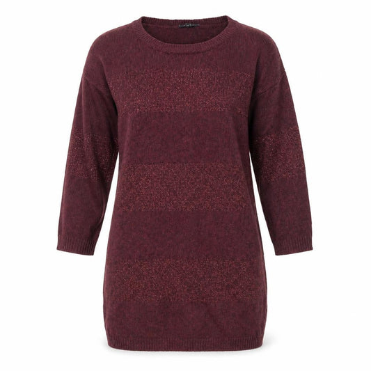 Next Womens Red Boat Neck Viscose Pullover Jumper Size 8