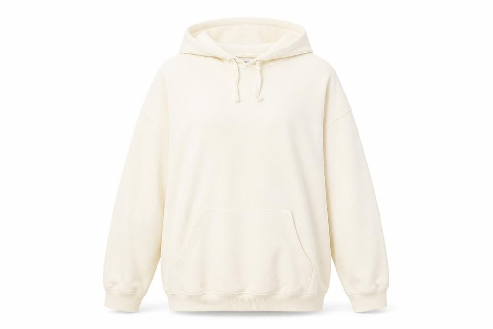 Miss Selfridge Womens Beige Cotton Pullover Hoodie Size S Pullover