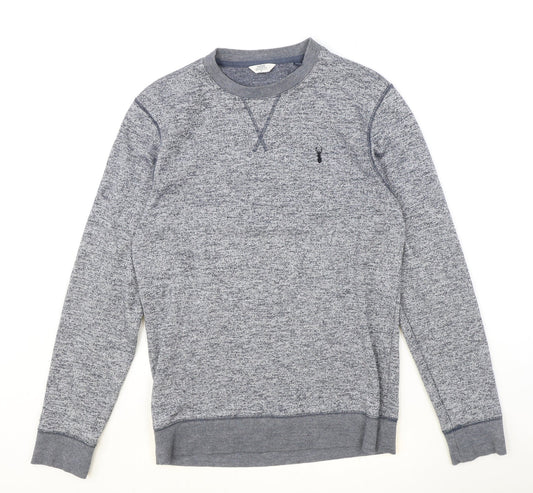 NEXT Mens Blue Cotton Pullover Sweatshirt Size S