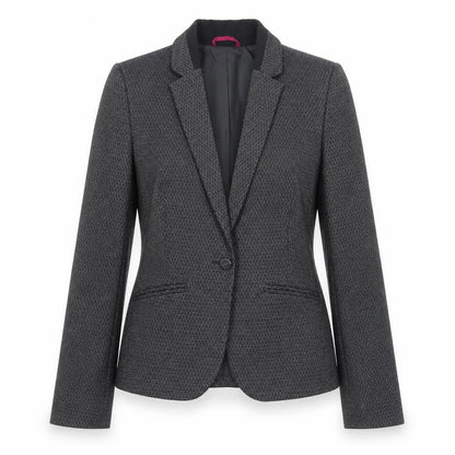 Next# Womens Black Polyester Jacket Blazer Size 10