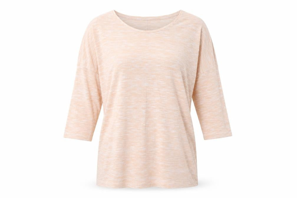 VERO MODA Womens Pink Polyester Basic T-Shirt Size XS Round Neck