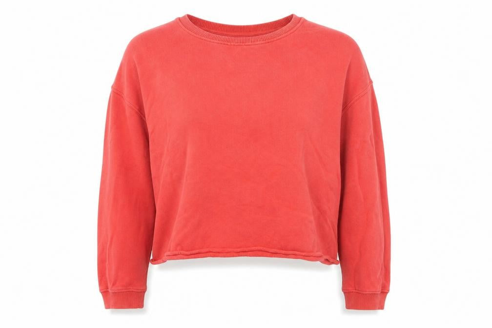 Miss Selfridge Womens Red Cotton Pullover Sweatshirt Size 16 Pullover