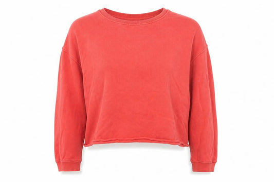 Miss Selfridge Womens Red Cotton Pullover Sweatshirt Size 16 Pullover