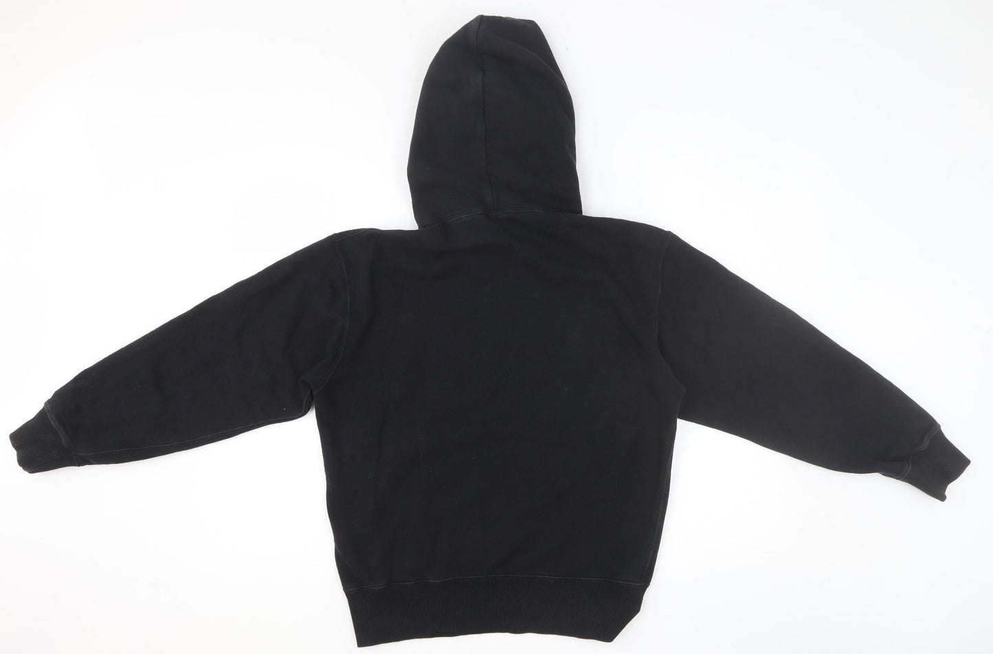 Preworn Womens Black Cotton Pullover Hoodie Size XS Pullover
