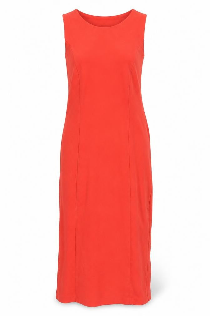 ASOS Womens Red Viscose A-Line Size 10 Round Neck Pullover
