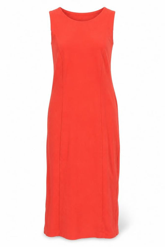 ASOS Womens Red Viscose A-Line Size 10 Round Neck Pullover