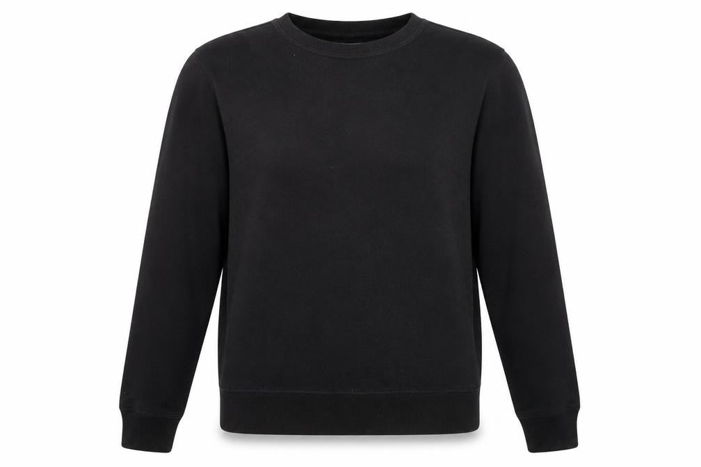Amazon Womens Black Cotton Pullover Sweatshirt Size M Pullover