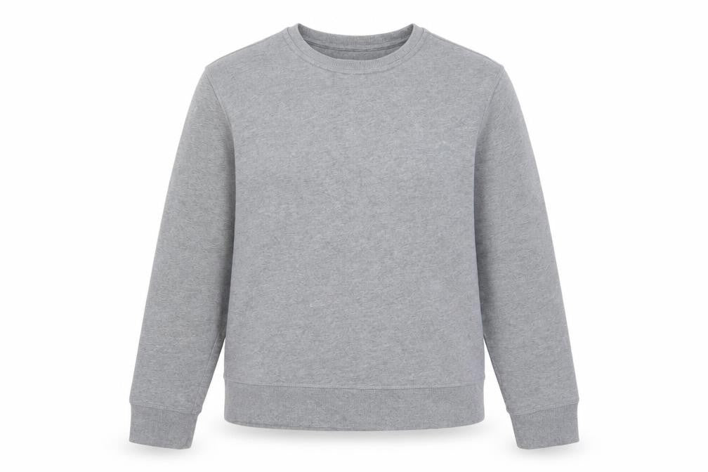 Amazon Womens Grey Cotton Pullover Sweatshirt Size M Pullover
