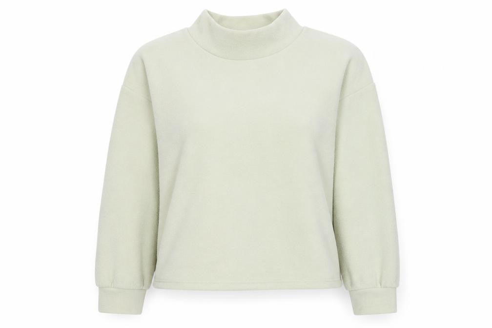 New Look Womens Green Polyester Pullover Sweatshirt Size M Pullover