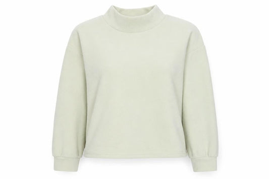 New Look Womens Green Polyester Pullover Sweatshirt Size M Pullover