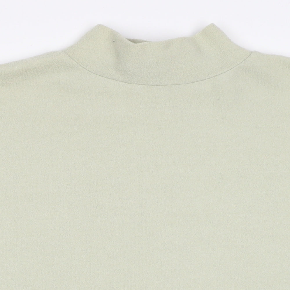 New Look Womens Green Polyester Pullover Sweatshirt Size M Pullover